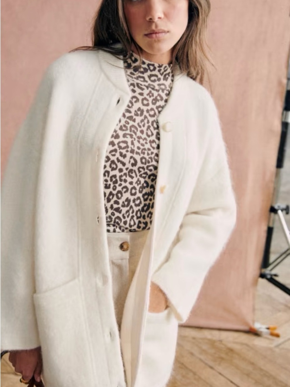 Sezane Women's Sweater Jacket - Nathael Jacket